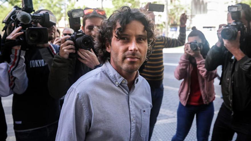Jaume Garau el día que prestó declaración en los juzgados.