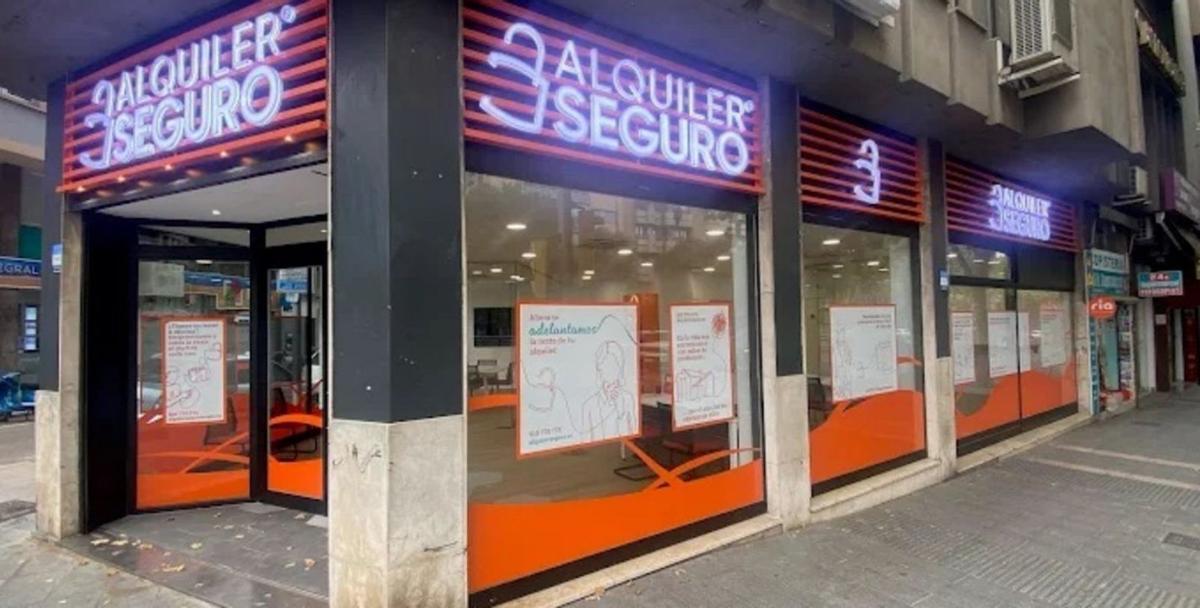Imagen de una oficina de la empresa Alquiler Seguro en Vía Alemania, Palma.