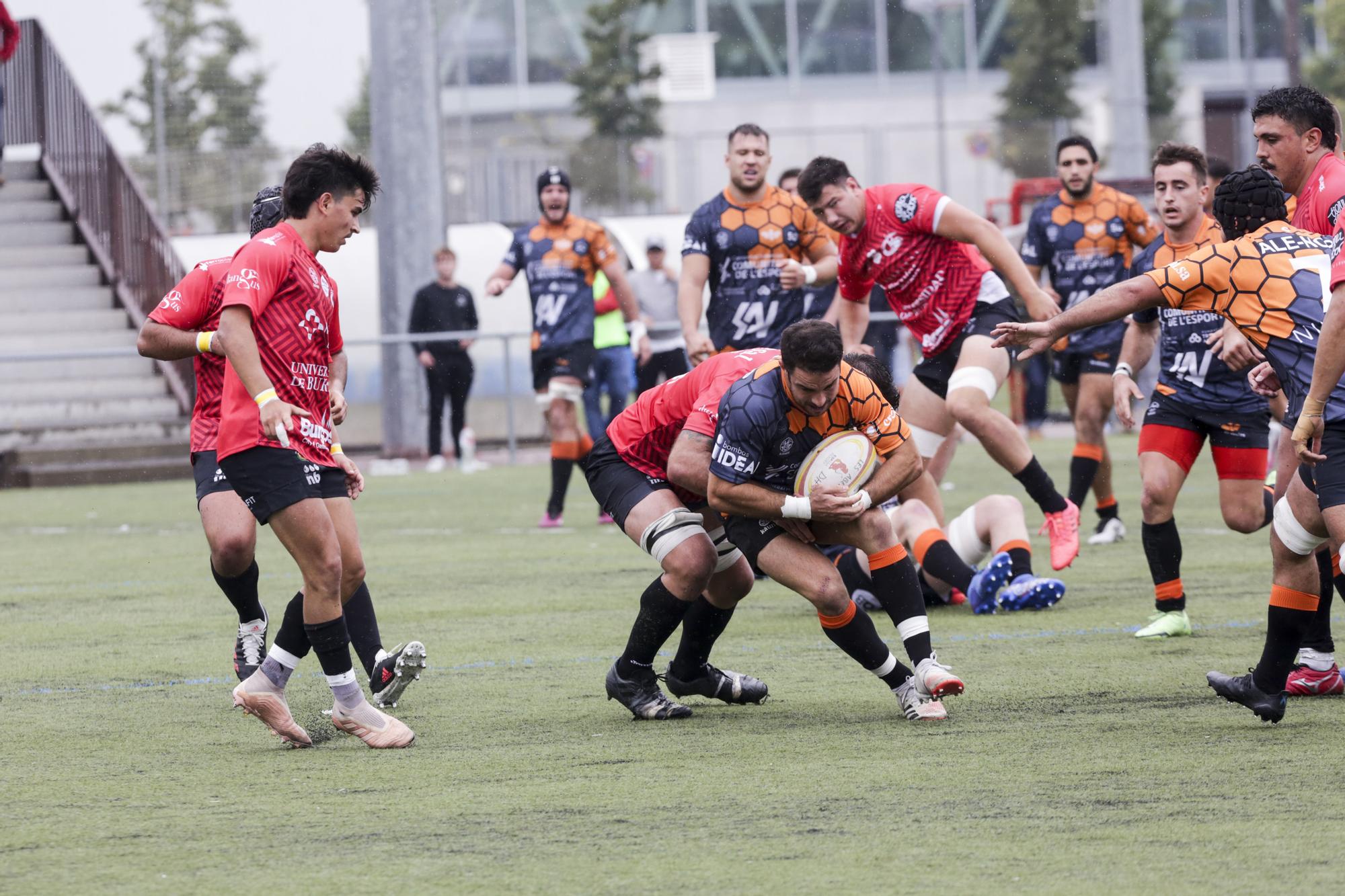 Primera victoria de Les Abelles en División de Honor de rugby 2021-2022 ante Burgos