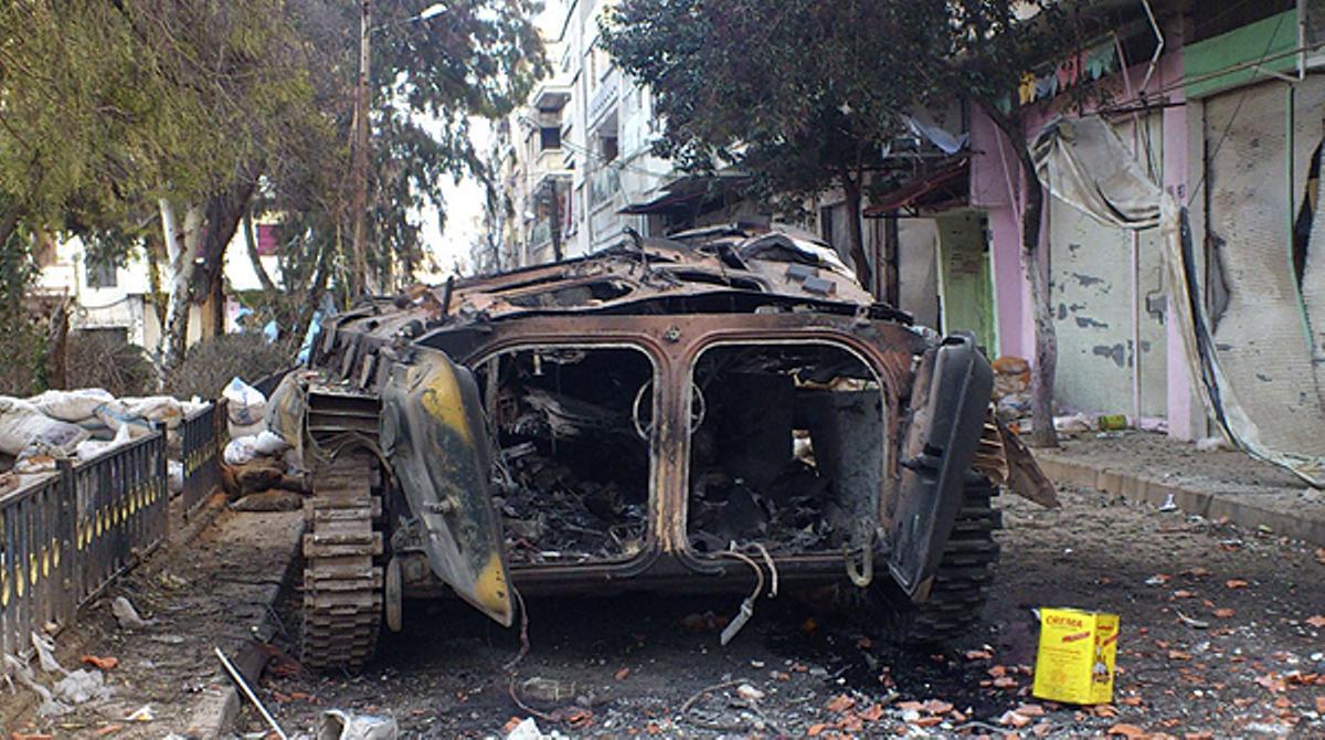 Segueixen els bombardejos a Homs (Síria).