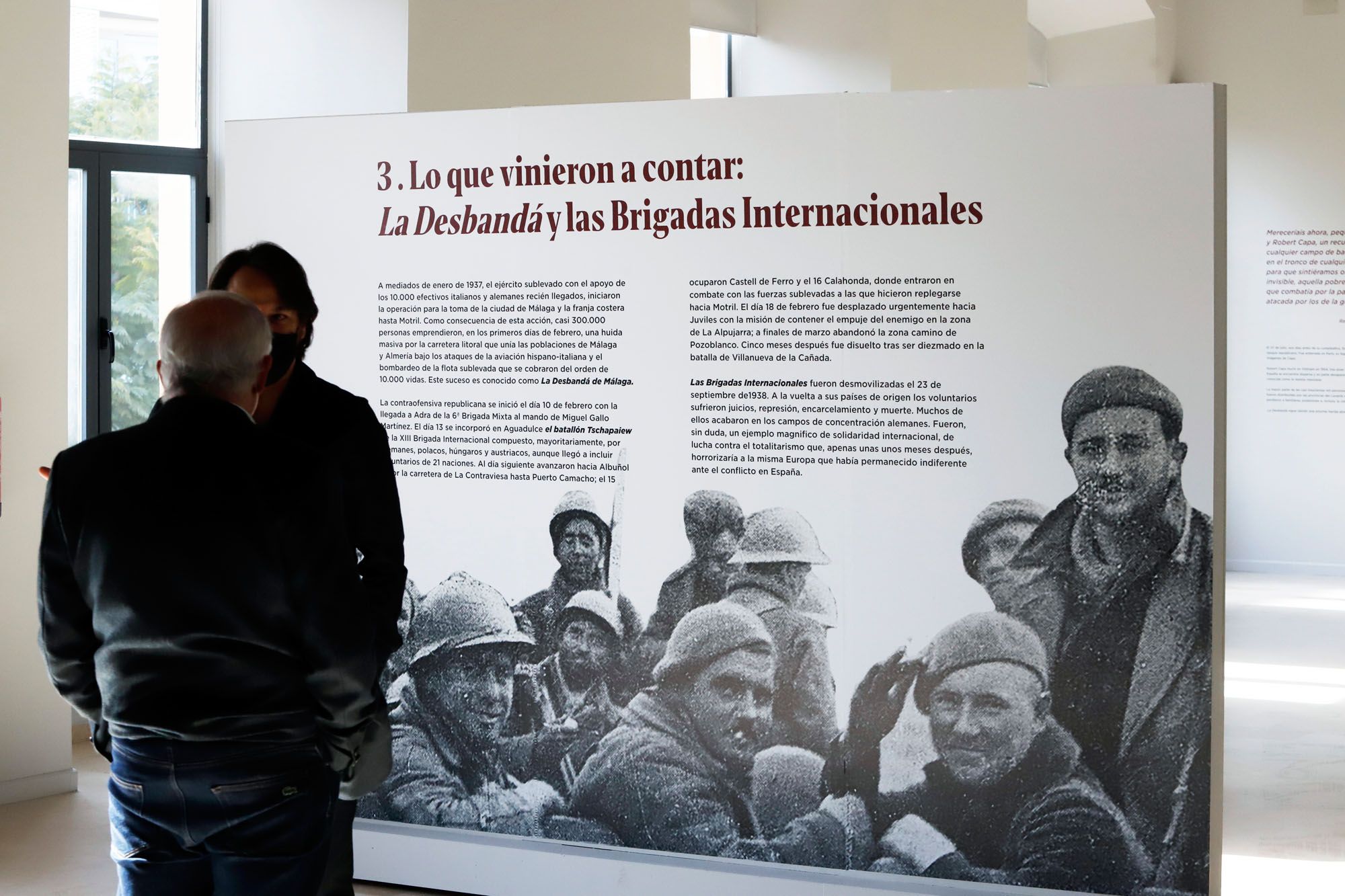 Exposición fotográfica de Gerda Taro y Robert Capa en la sede de la UNIA de Málaga.