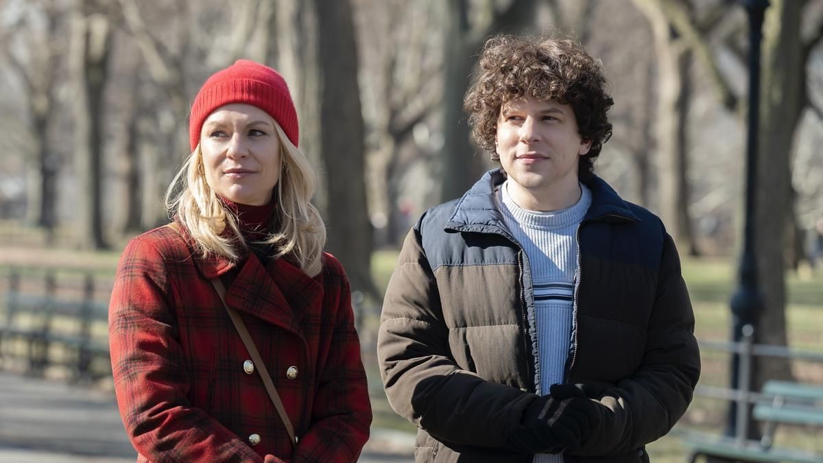 Claire Danes (Rachel) y Jesse Eisenberg (Toby) en ’Fleishman está en apuros’.