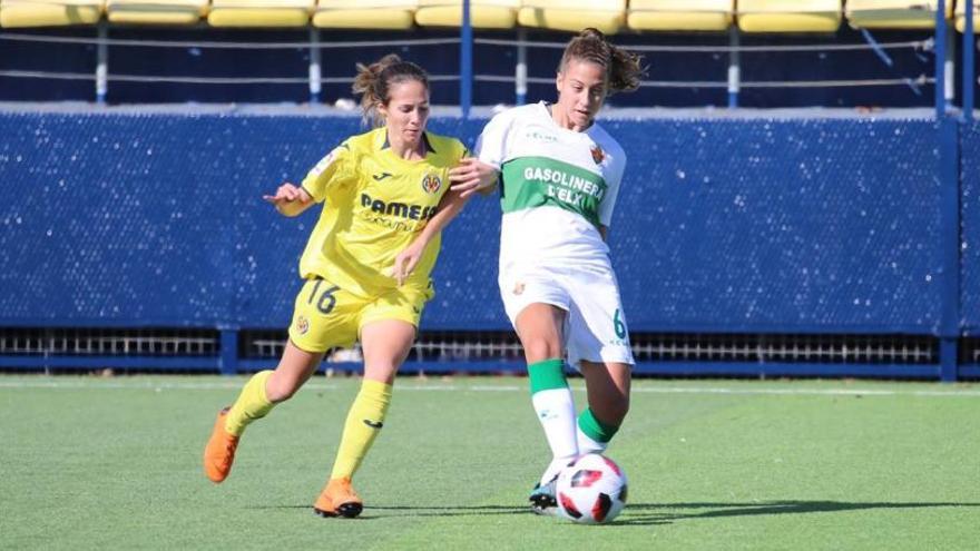 Un instante del partido del pasado domingo entre el Villarreal y el Elche Femenino