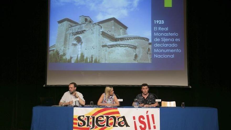 La plataforma &quot;Sijena Sí&quot; reivindica en Barcelona el retorno de los bienes