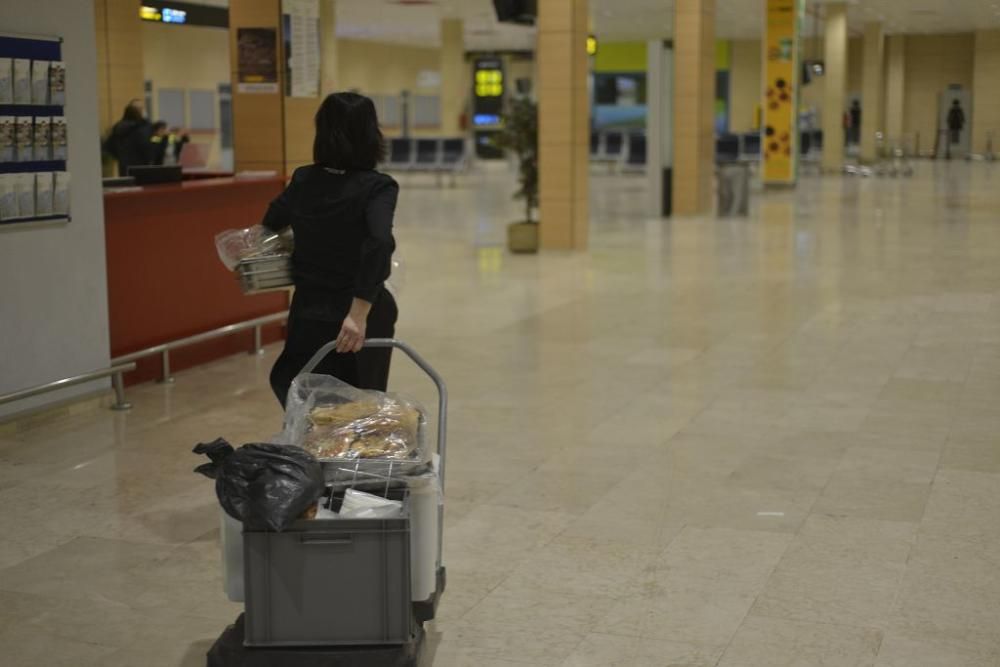 Último día de apertura del aeropuerto de San Javie