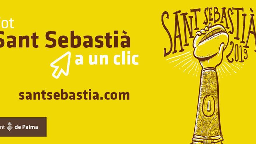 Die Website und die App informieren über die Feierlichkeiten zu Sant Sebastià.