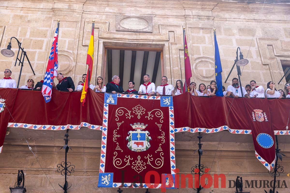 Moros y Cristianos en la mañana del dos de mayo en Caravaca