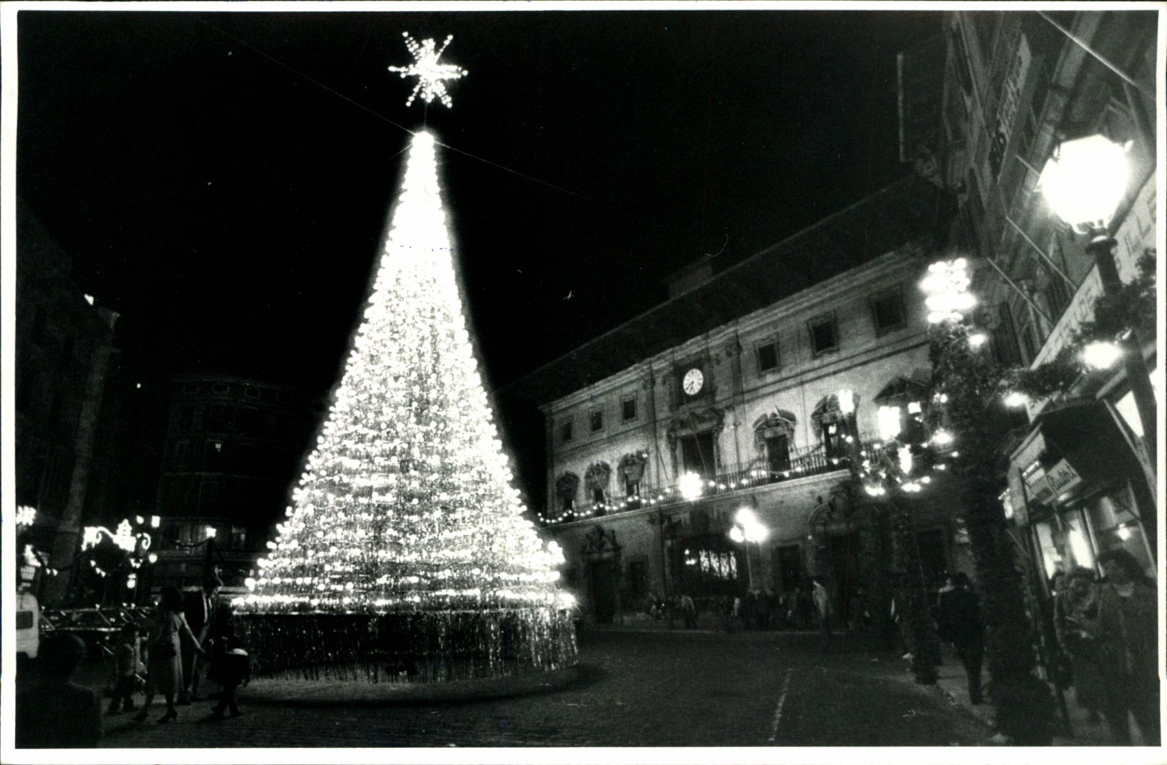 Así eran antes la luces de Navidad de Palma