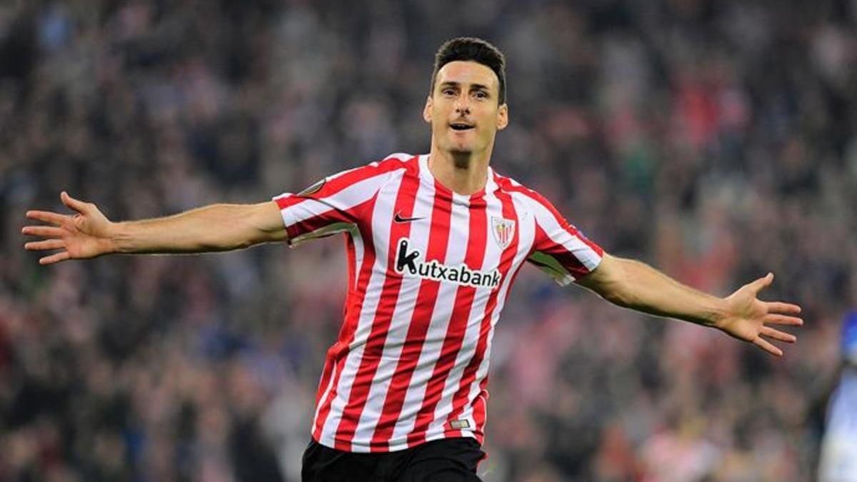 Aduriz entró en la historia de la Europa League con sus cinco goles al Genk.