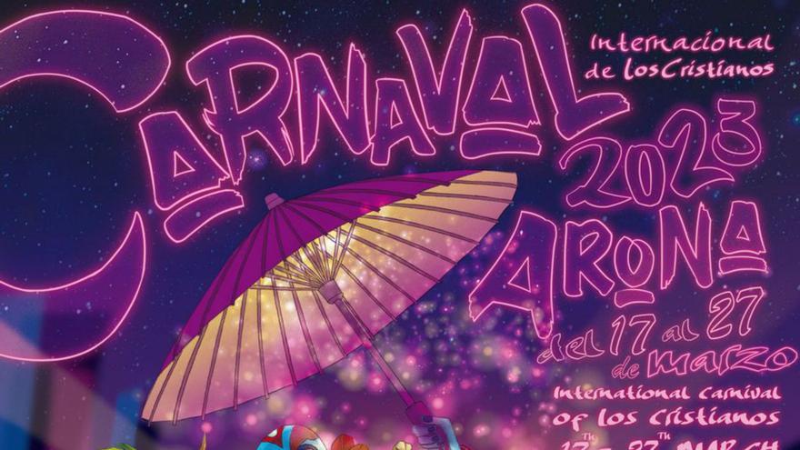 Los Cristianos, ‘capital de Japón’ en el regreso del Carnaval tres años después