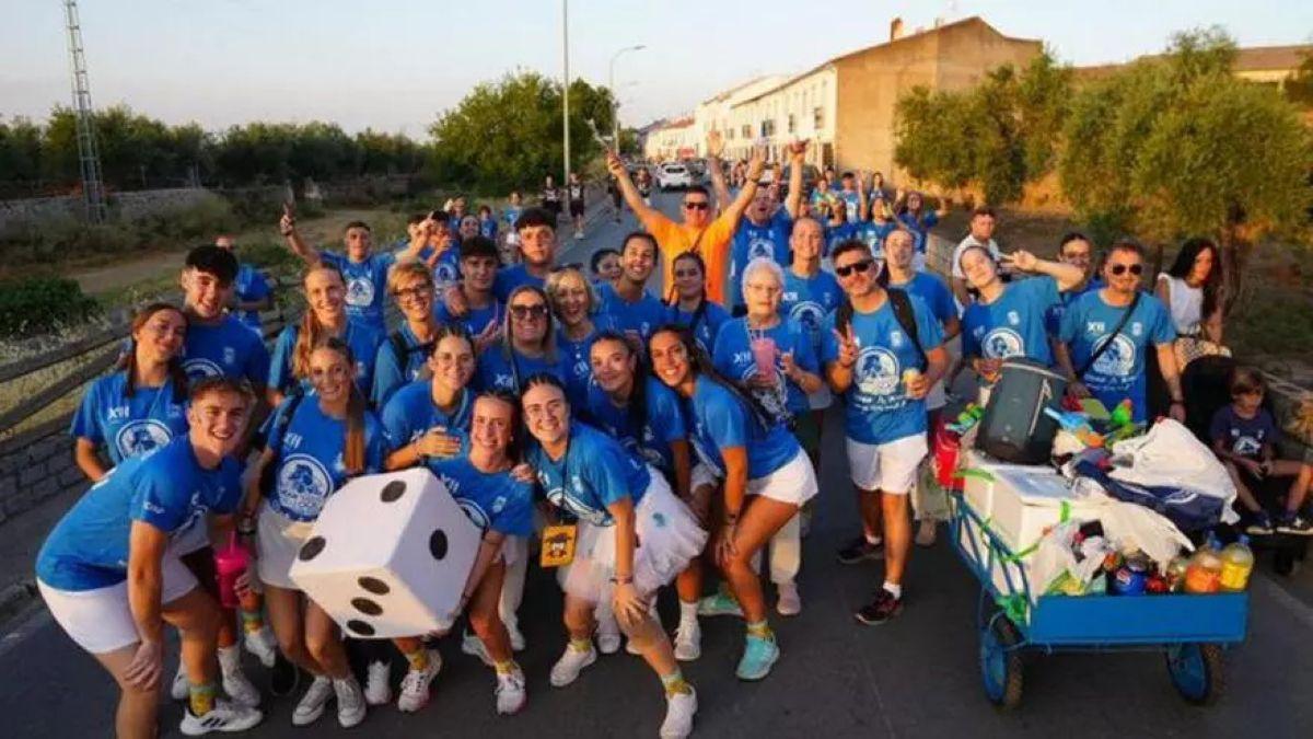 Participantes en El Juego de la Oca de Los Pedroches en la pasada edición.