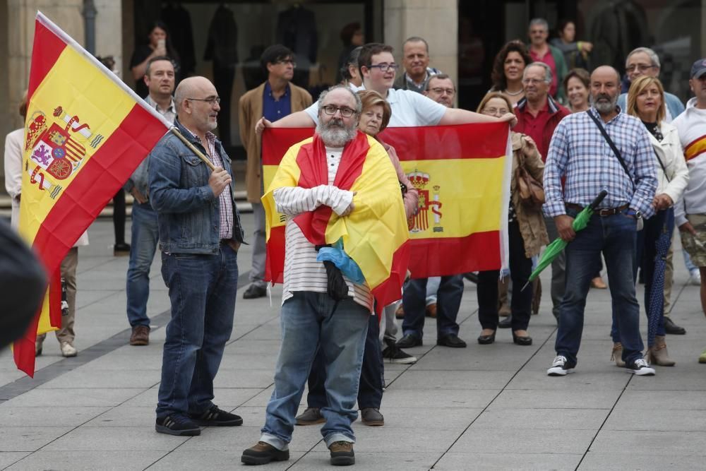 Manifestación en Avilés por la unidad de España