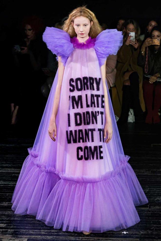 'Sorry I'm late I didn't want to come'