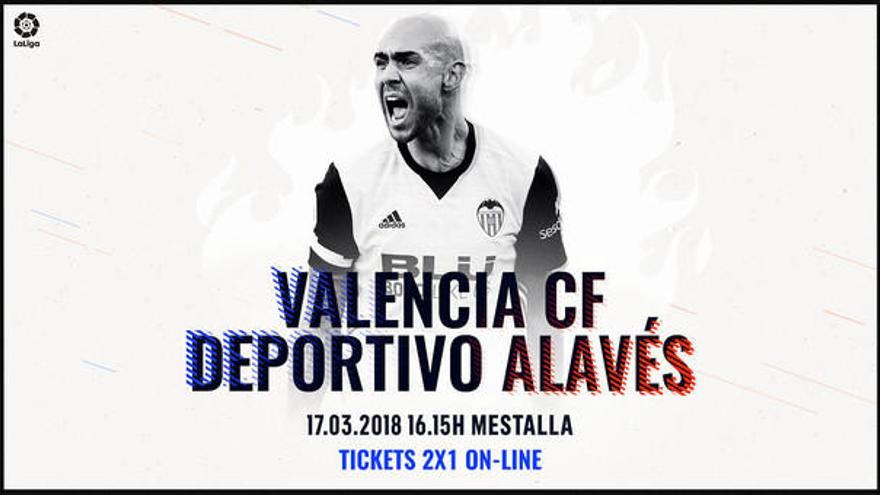 Promoción en las entradas para el Alavés