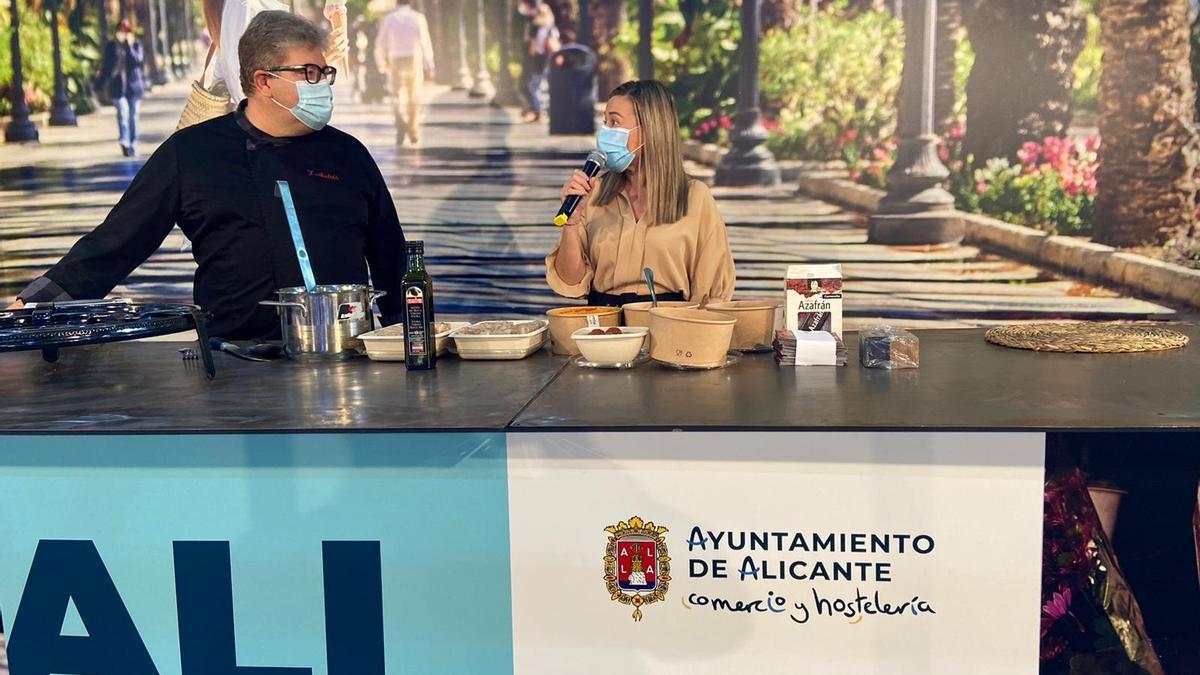 Presentación del estand de Alicante Gastronómica.