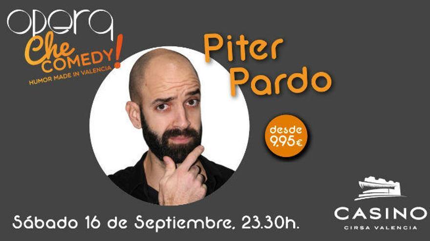 El valenciano Piter Pardo estará en el ciclo ´Ché comedy´ Casino Cirsa
