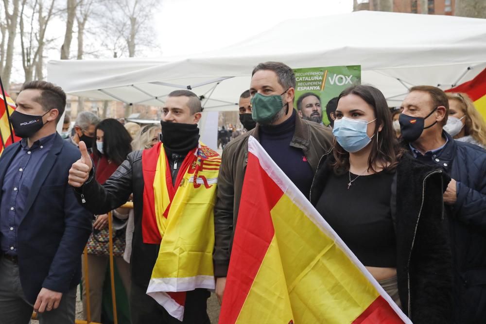 Acte electoral de Vox a Girona amb Santiago Abascal