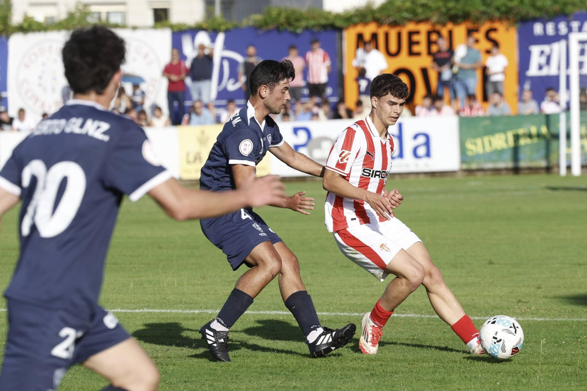 EN IMÁGENES: así fue el choque entre el Sporting y el Marino de Luanco