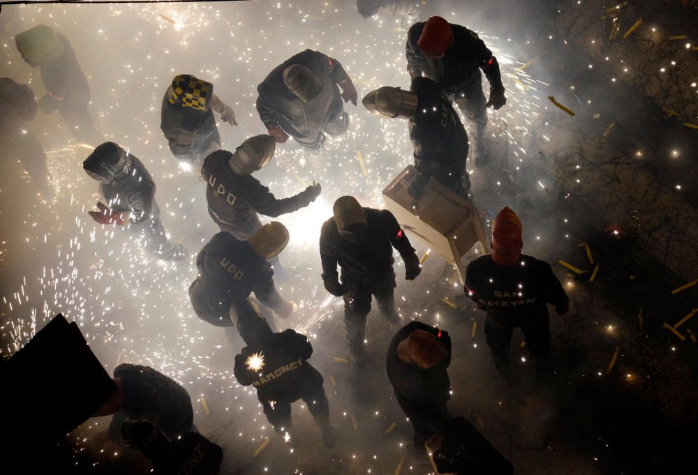 Imágenes de la Cordà de Paterna, celebrada esta madrugada.