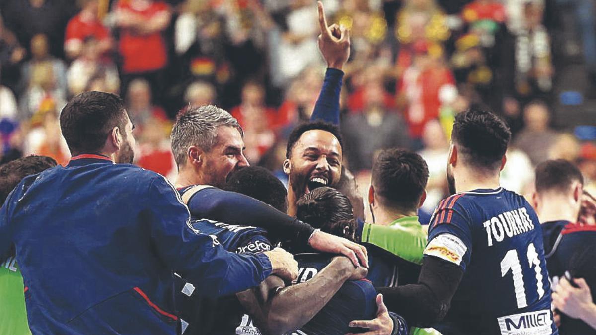 Francia celebra su victoria en la pasada final