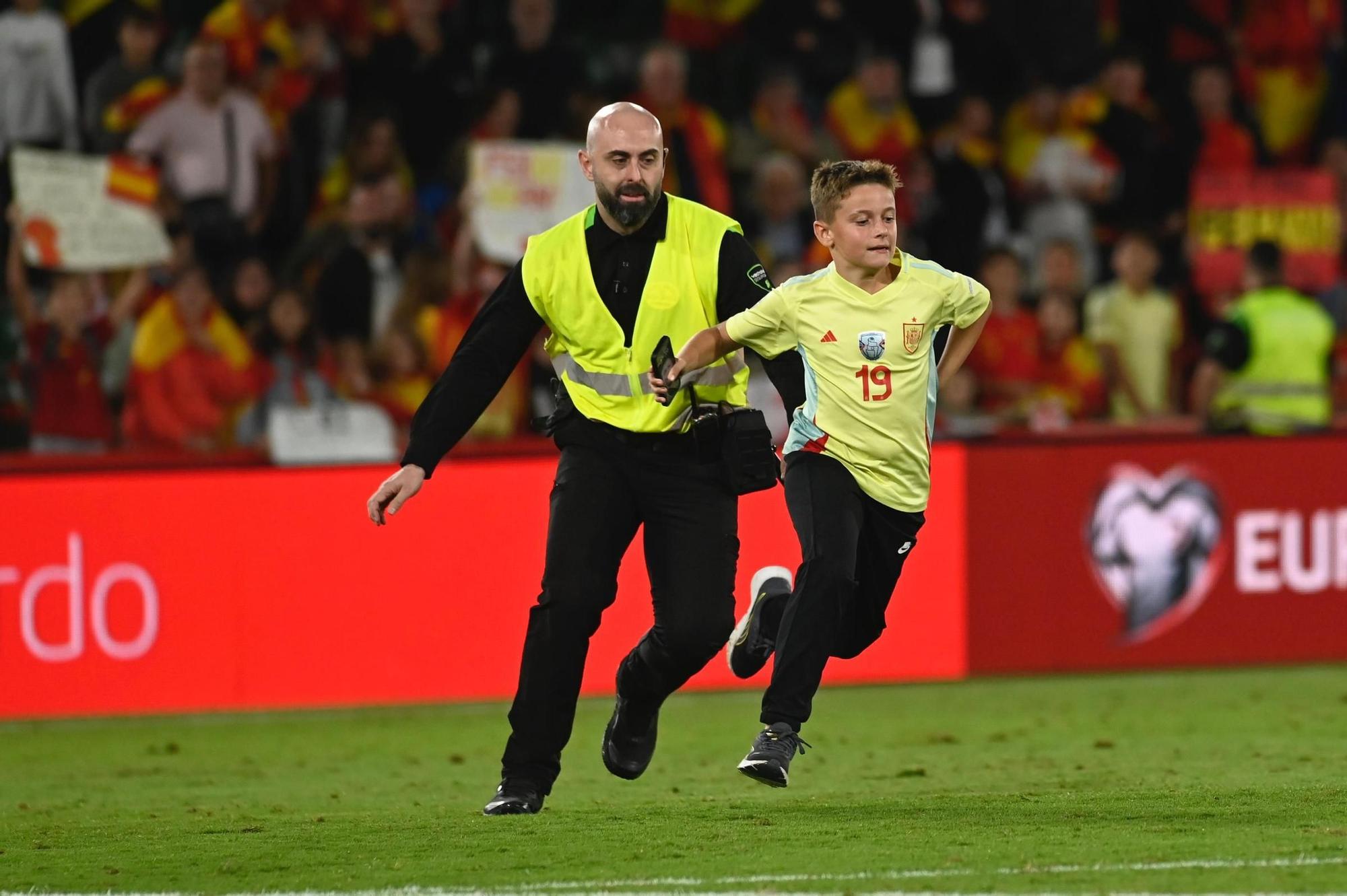 España - Georgia, en imágenes