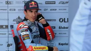 Marc Márquez lamenta el problema con el motor:"Estaba haciendo una carrera de menos a más"