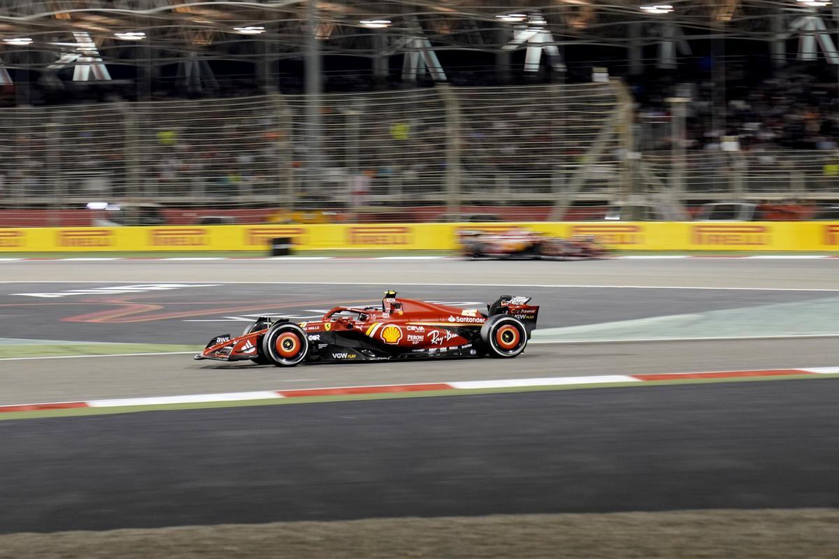 Carlos Sainz, en el GP de Barein