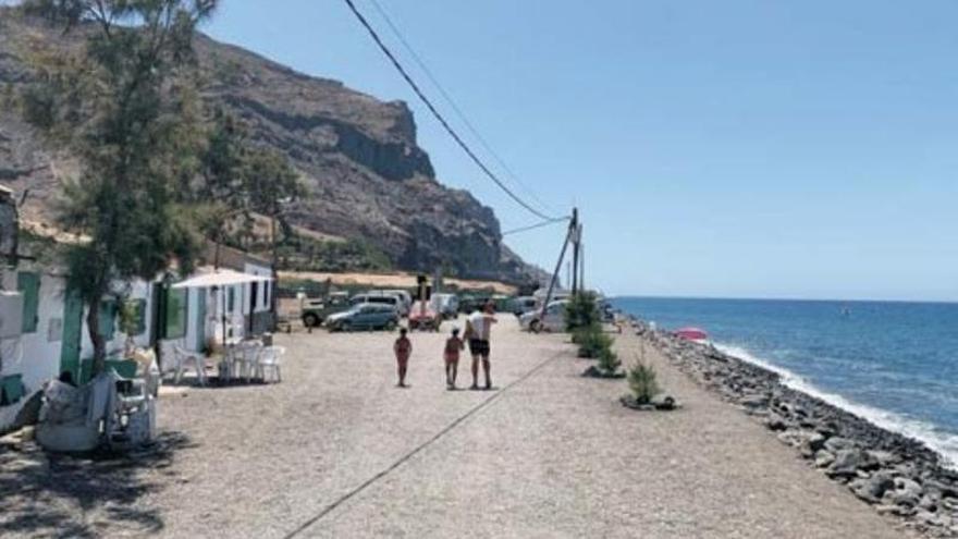 La reforma del frente marítimo de Tasarte en La Aldea abre la puerta a los turistas