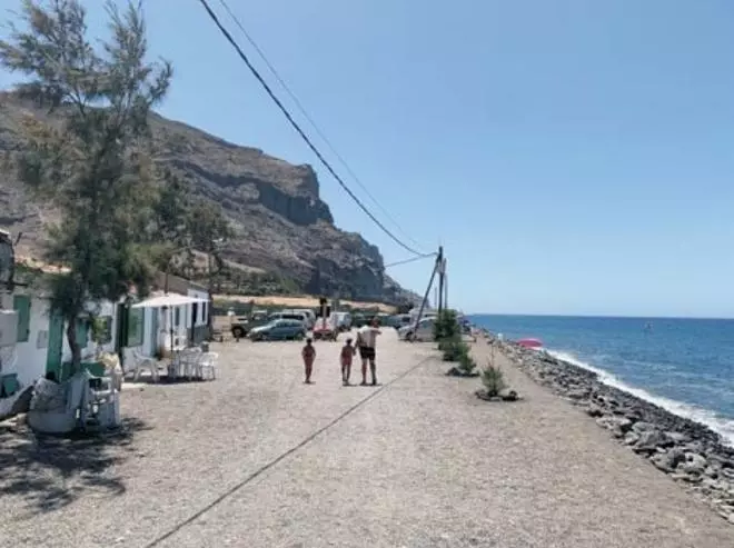 La reforma del frente marítimo de Tasarte en La Aldea abre la puerta a los turistas