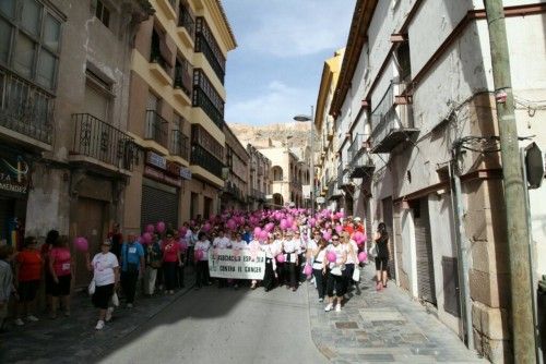 Marcha Popular contra el Cáncer de Mama en Lorca