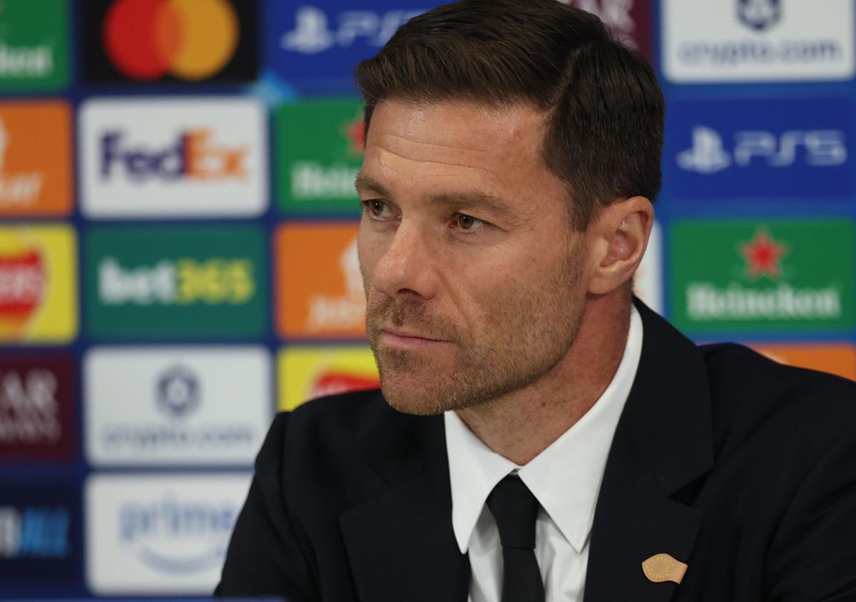 Xabi Alonso, entrenador del Real Madrid, en rueda de prensa.