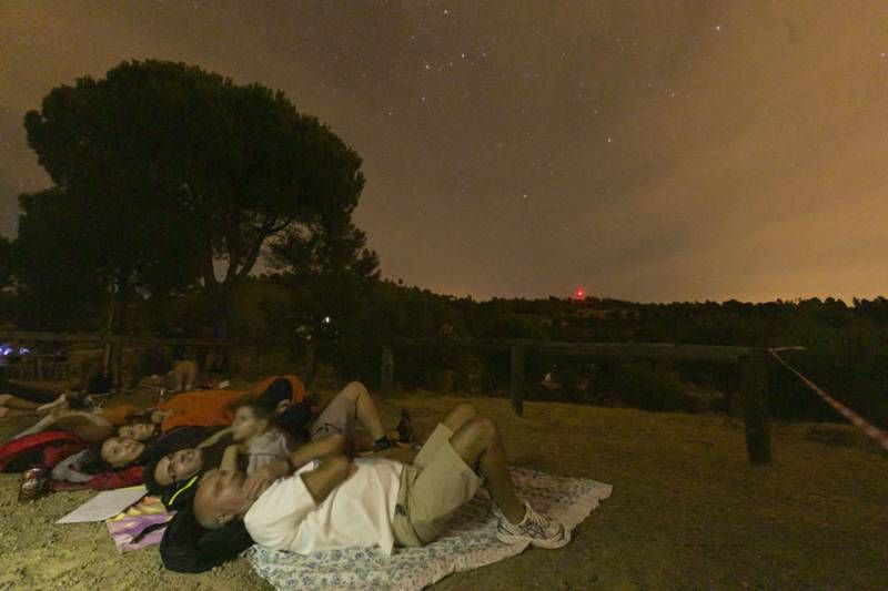 Una noche con las Perseidas en Sierra Morena