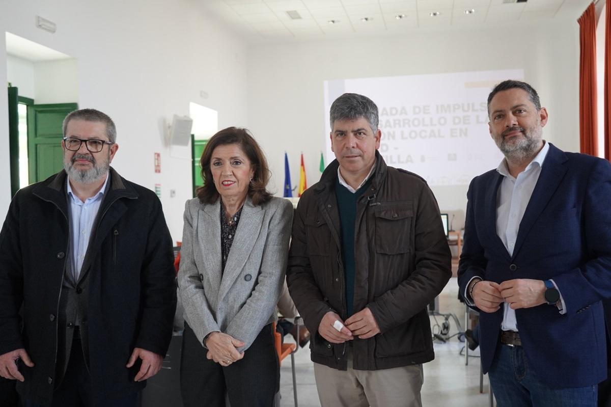 Pedro Manuel Castro, María Jesús Botella, Rafael Llamas y Manuel Carmona.