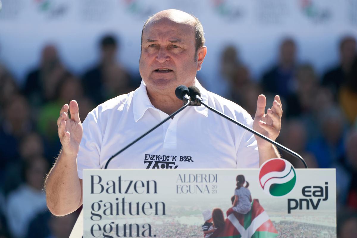 El presidente del EBB del PNV, Andoni Ortuzar.