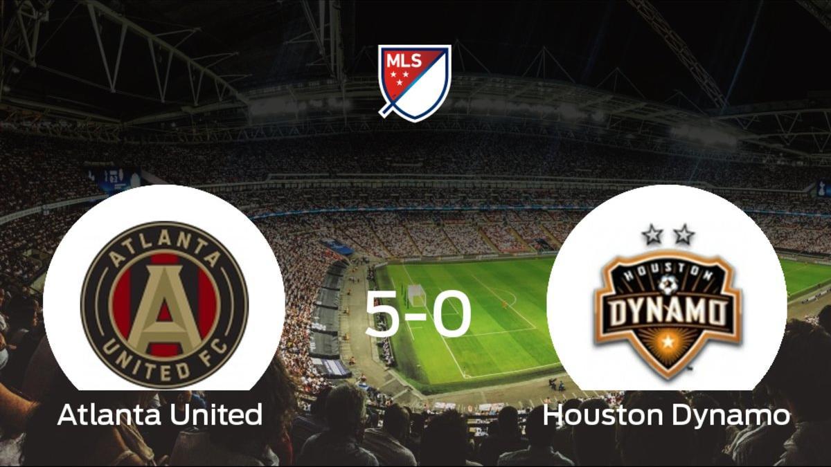 El Atlanta United golea 5-0 en el Mercedes-Benz Stadium al Houston Dynamo
