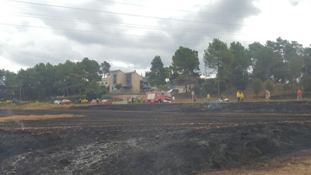 Segon incendi forestal a Artés