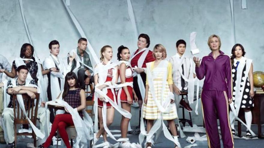 Los protagonistas de la serie &#039;Glee&#039;.