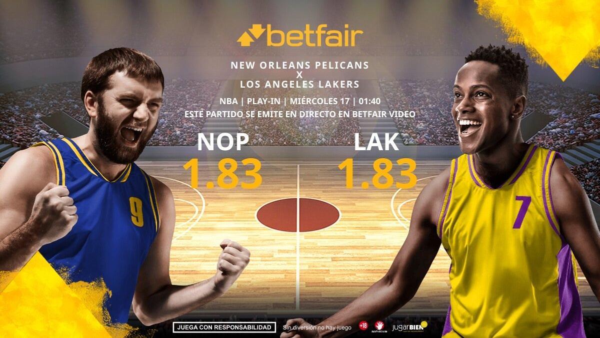 New Orleans Pelicans vs. Los Angeles Lakers: horario, TV, estadísticas, clasificación y pronósticos