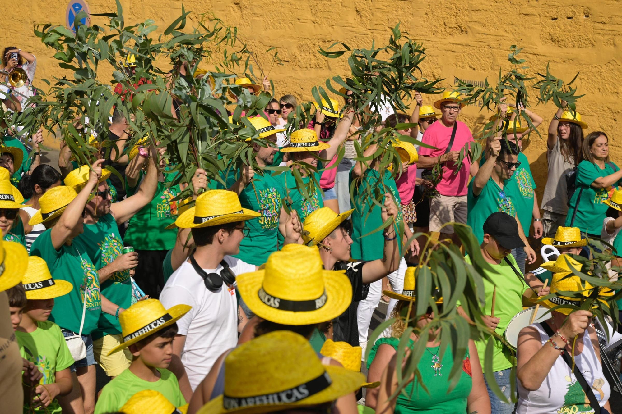Tradición y fiesta en Gáldar en la Bajada de la Rama de Santiago