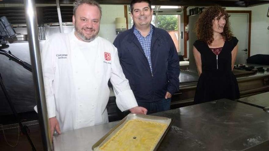 La presentación fue en el restaurante de Botana (izquierda). // N.Parga