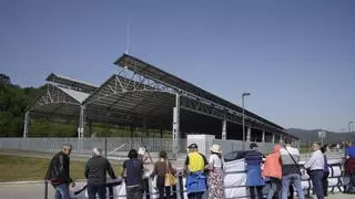 Langreo presume de recinto ferial: una instalación de 6.000 metros cuadrados "única" en el norte de España y con capacidad para albergar eventos multitudinarios