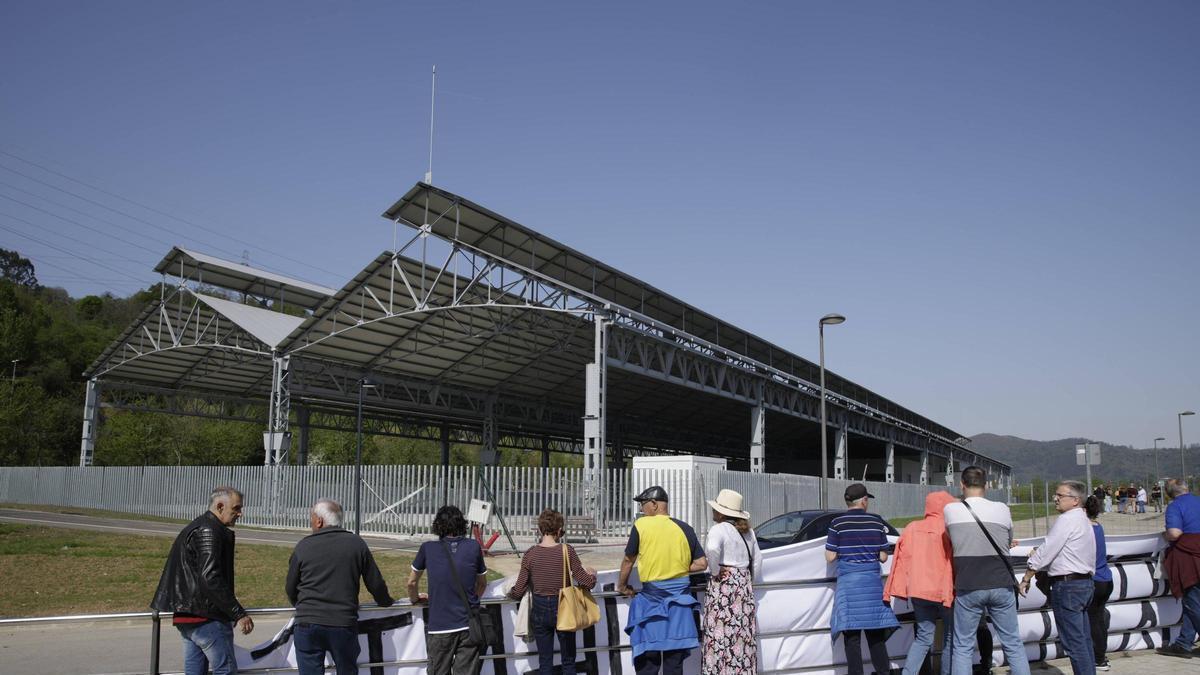 Así es el nuevo recinto ferial de Talleres del Conde en La Felguera
