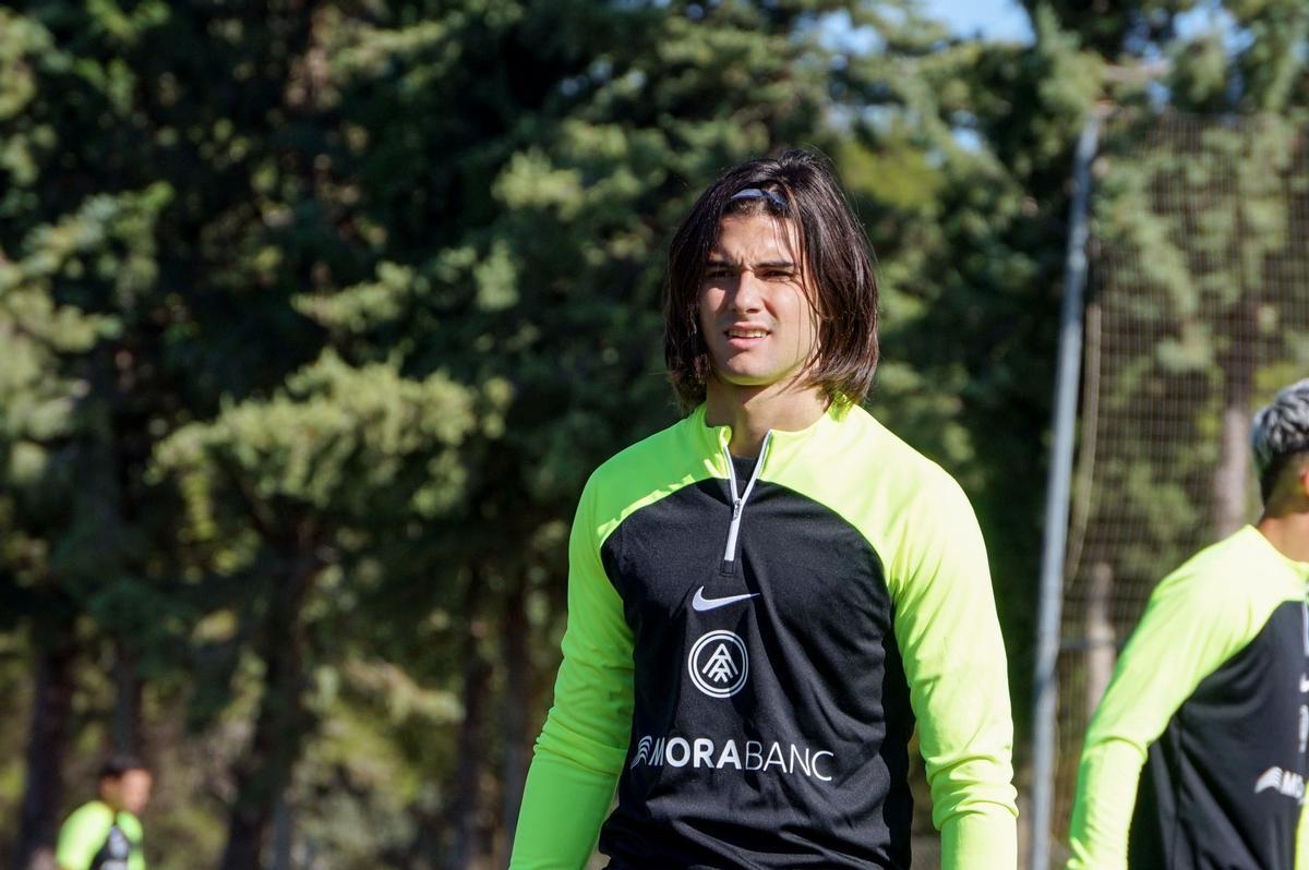 Álex Calvo ya ha entrenado con el FC Andorra.