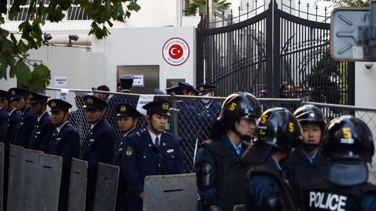 Al menos nueve heridos por enfrentamientos cerca de la embajada turca en Tokio