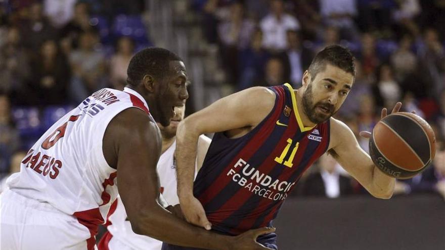 El Barcelona naufraga en el Palau y deberá remar en Grecia (63-76)