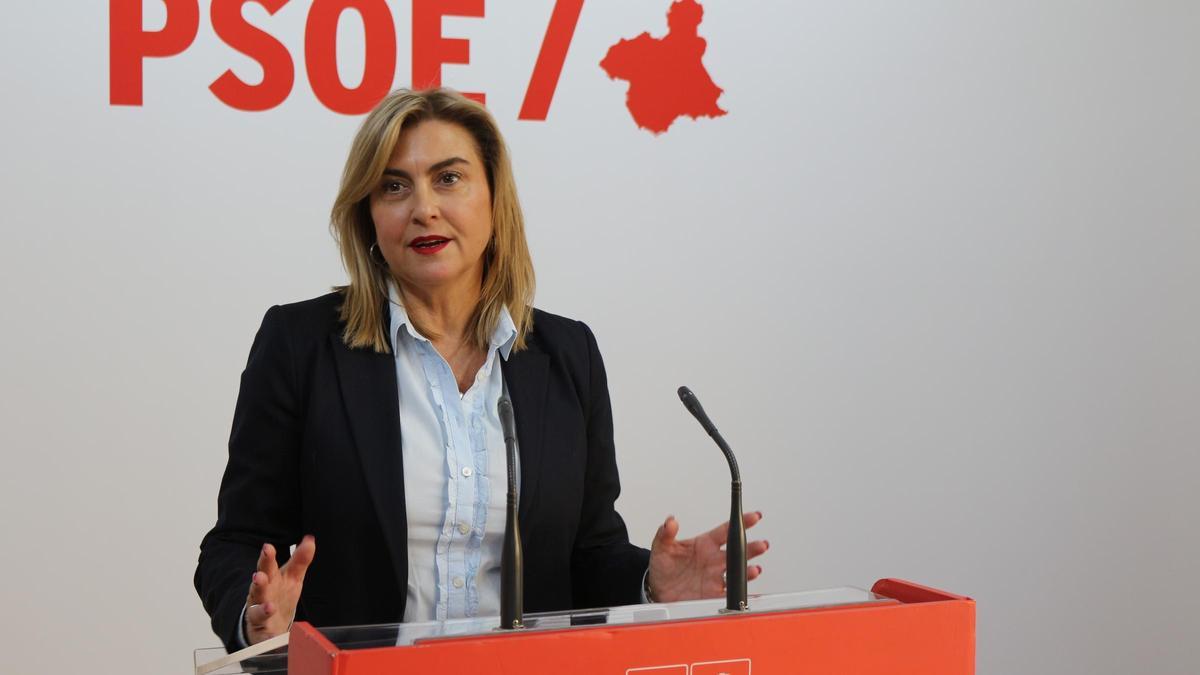 Carmina Fernández, portavoz del PSOE de la Región de Murcia.