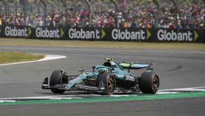 Fernando Alonso, en el circuito de Silverstone.