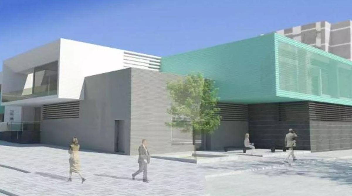 Proyecto del futuro centro de salud de Gamarra.