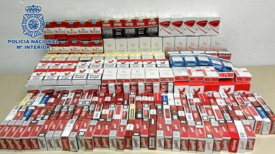 La Policía interviene 639 cajetillas de tabaco ilegal