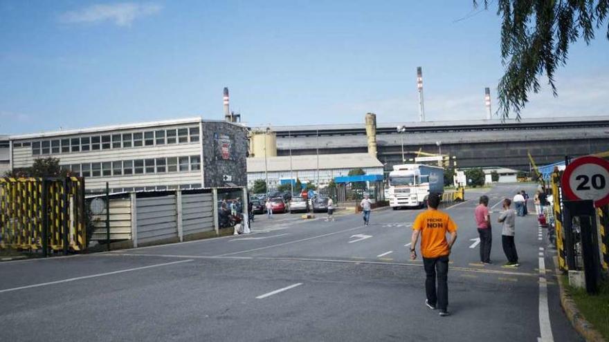 La planta de Alcoa, en A Grela.